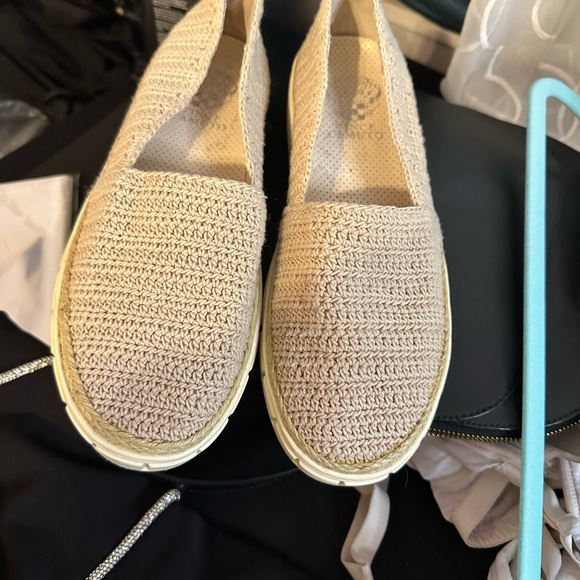 Vince Camuto Shoes - Vince Camaro Crochet Slip-On Women's Shoes with leather interior